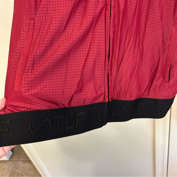 TLF Perforated Mesh Maddox Jacket Red Black Active Lightweight Size Large - Picture 5 of 10